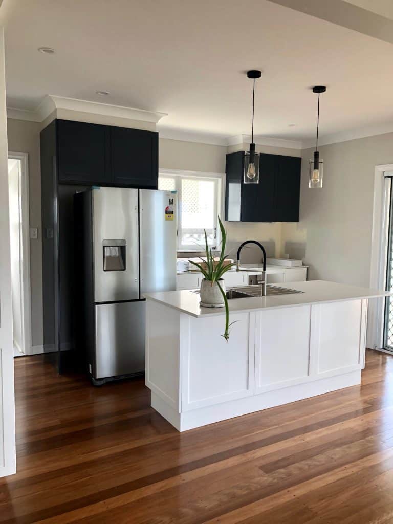 floor sanding of black japan floor