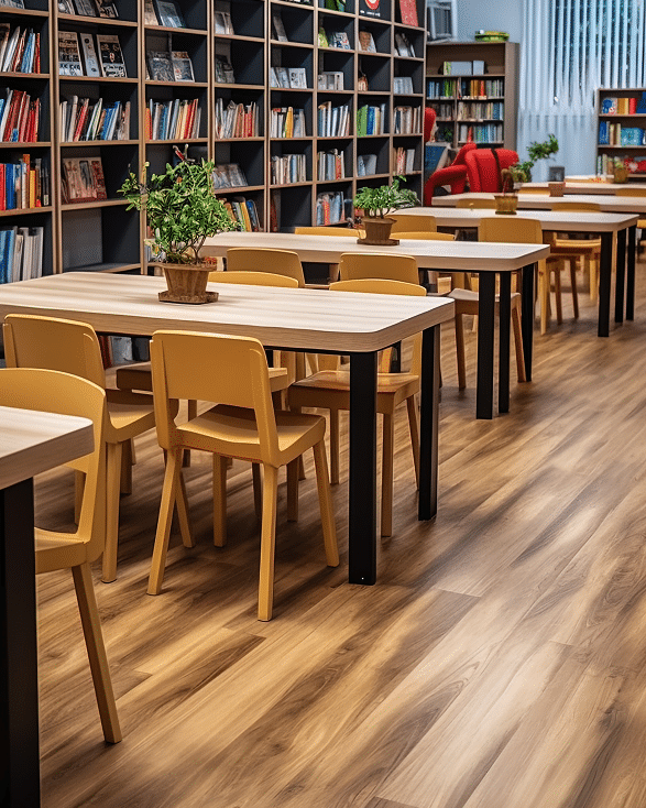 University timber floor recoating result