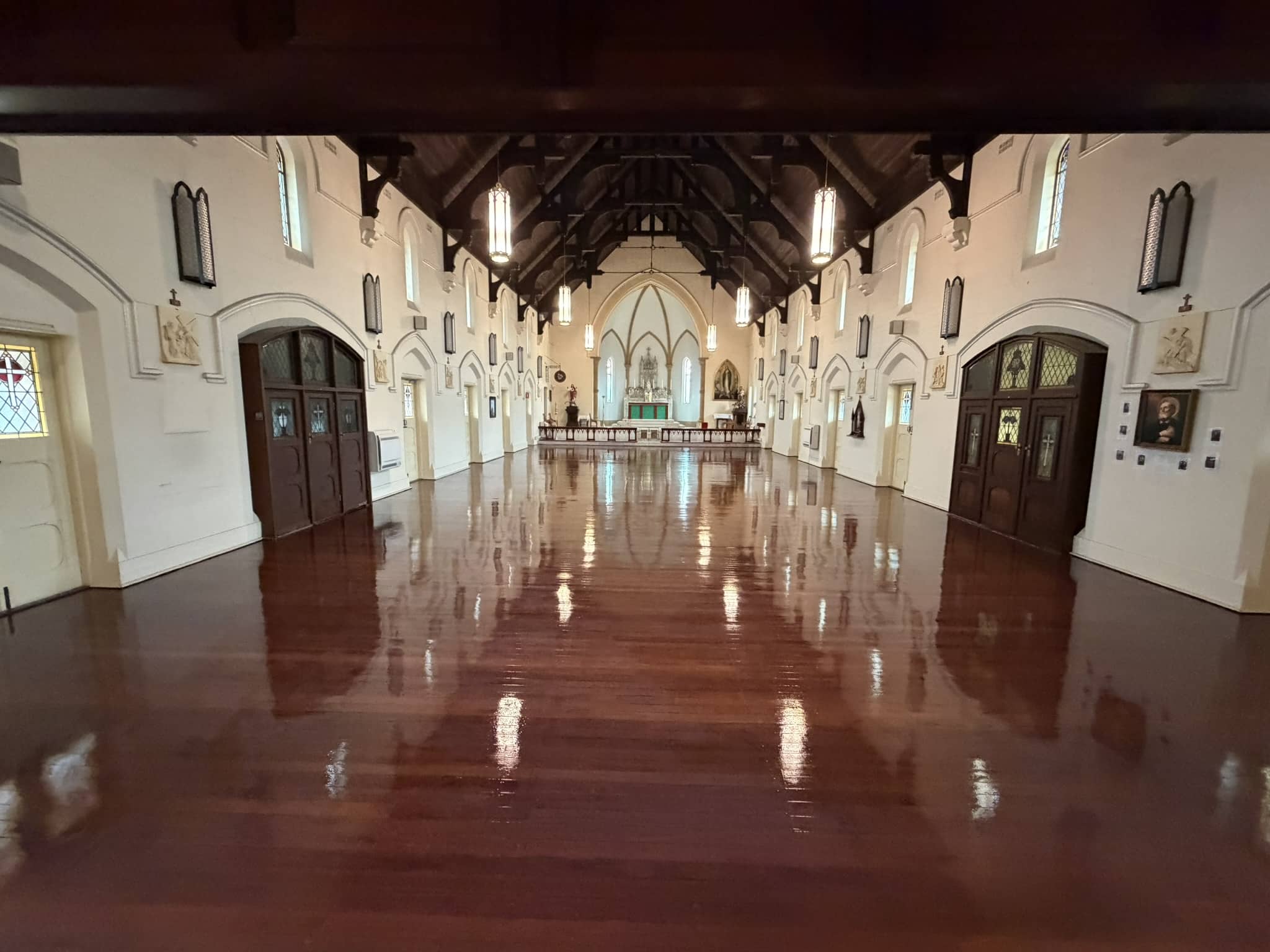 Commercial floor sanding