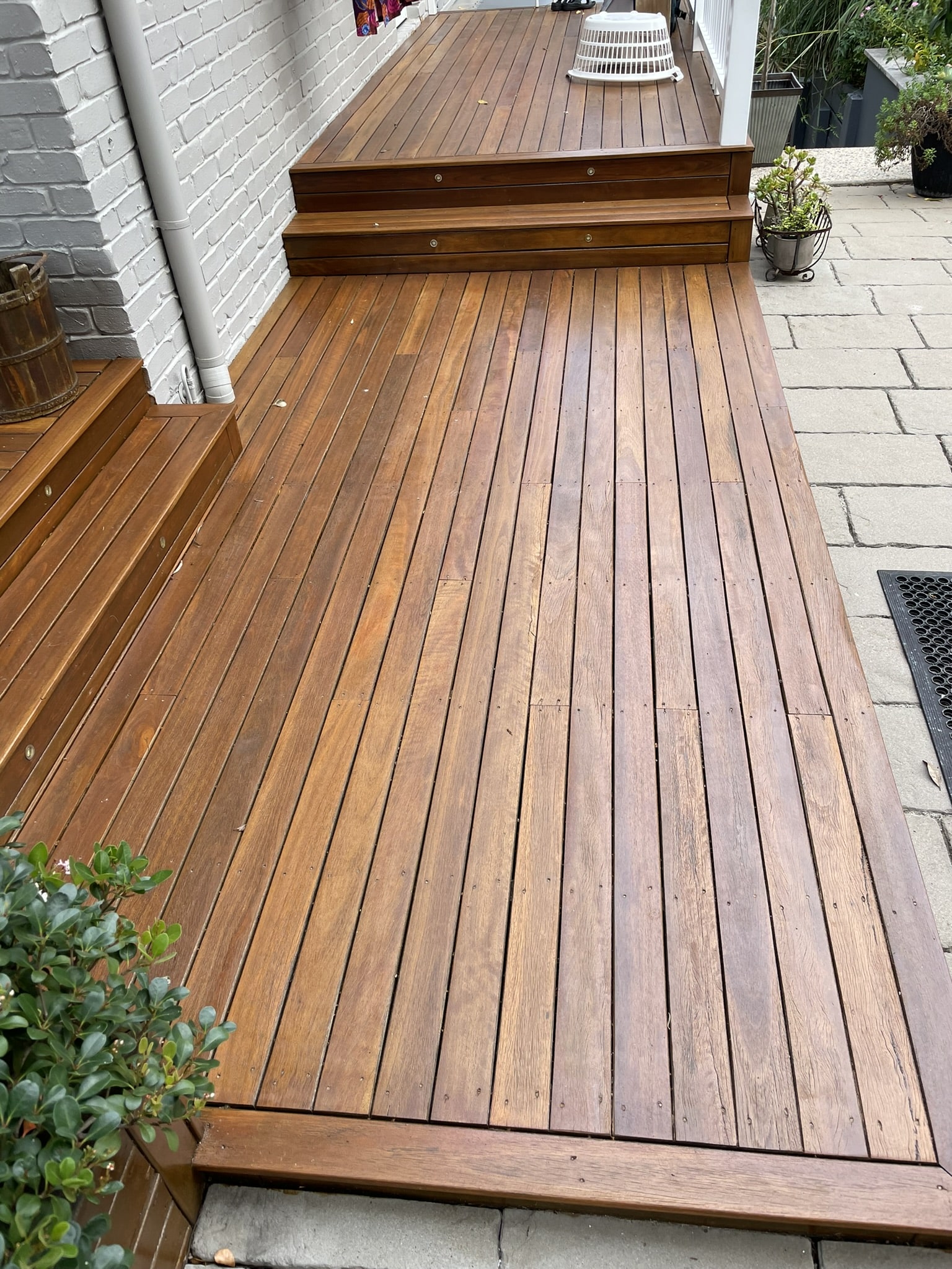 Timber deck sanding in Brisbane
