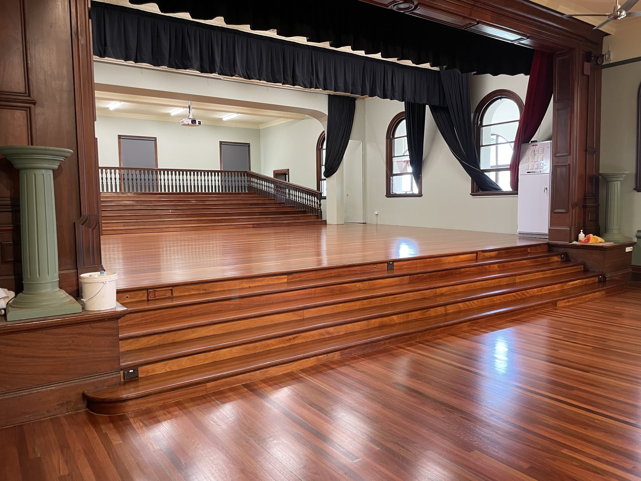 Commercial timber floor finished