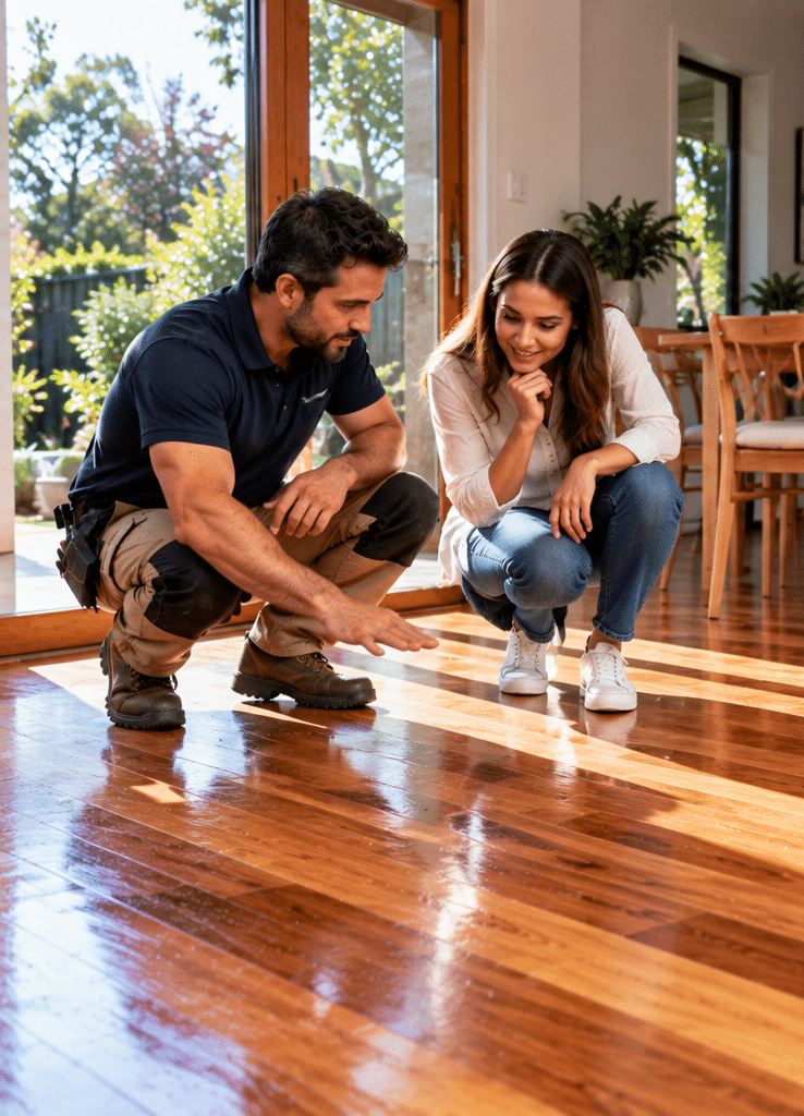 floorboard polishing